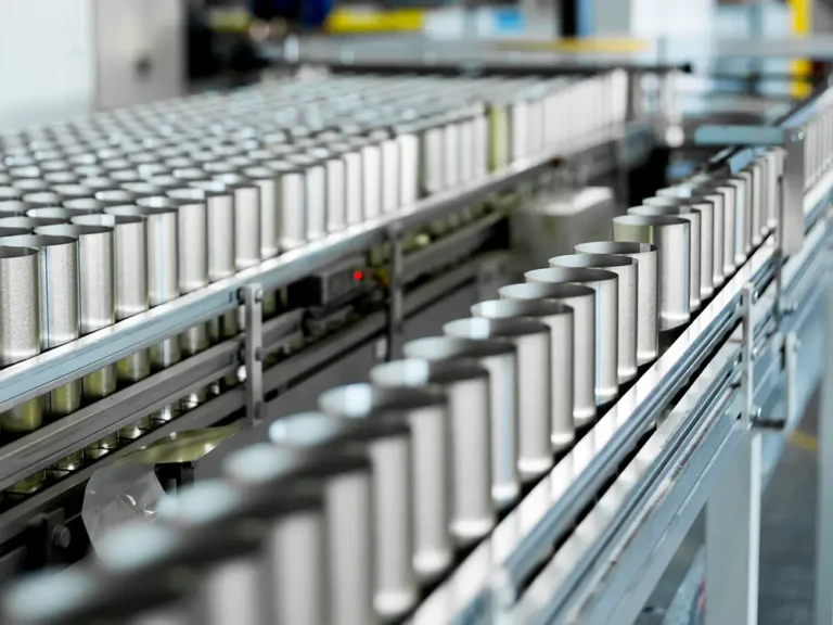 Unmarked aluminum cans